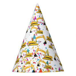 Gorro De Fiesta Excavator Construction Truck Birthday Party