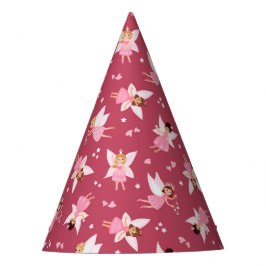 Gorro De Fiesta Fairy Birday Party Pink
