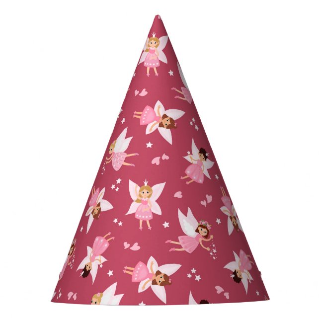 Gorro De Fiesta Fairy Birday Party Pink (Anverso)