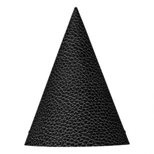 Gorro De Fiesta Falso cuero negro