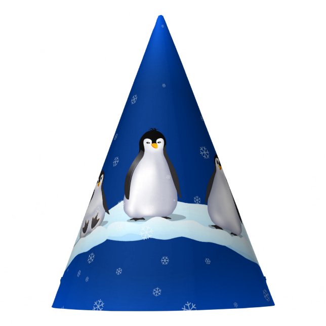 Gorro De Fiesta Familia Penguin (Anverso)