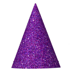 Gorro De Fiesta Familia Purpurina impreso morado Noon Year's Eve