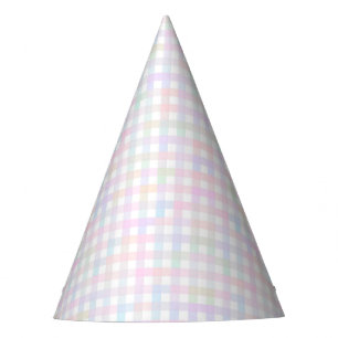Gorro De Fiesta Faye y Lauren Pastel Gingham Multicolor