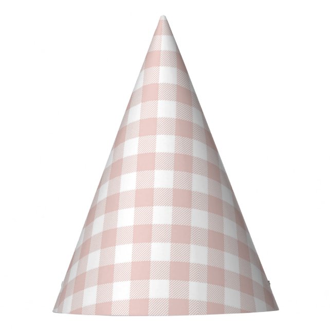 Gorro De Fiesta Faye y Lauren Rubor Plaid (Anverso)