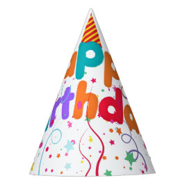 Gorro De Fiesta Feliz cumpleaños Confetti