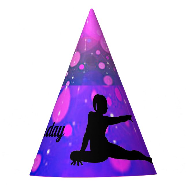 Gorro De Fiesta Feliz cumpleaños Gimnasia Fiesta personalizado Gor (Anverso)