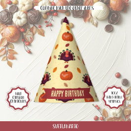 Gorro De Fiesta Feliz Día de Acción de Gracias Turquía Fiesta Gorr