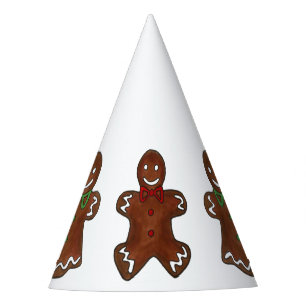 Gorro De Fiesta Festividad de las cookies de un hombre de jengibre