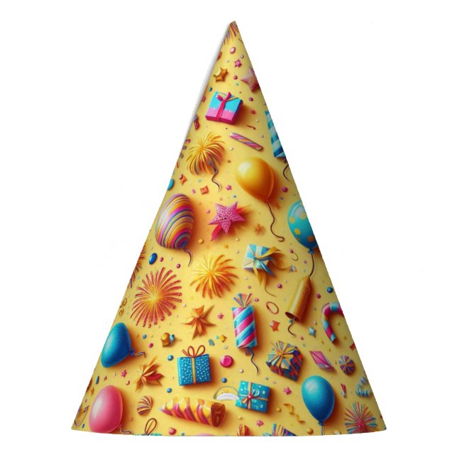 Gorro De Fiesta Fiesta amarillo (Izquierda)