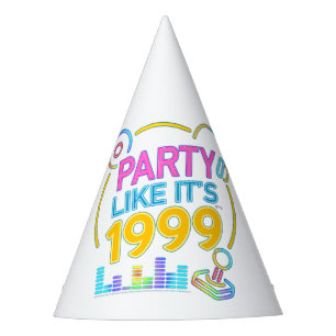 Gorro De Fiesta Fiesta Como Si Fuera 1999®™ – Neon Soundtrack 