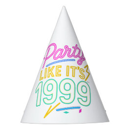 Gorro De Fiesta Fiesta Como Si Fuera 1999®™ – Voltaje Neon