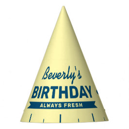 Gorro De Fiesta Fiesta de Cumpleaños con Barra de Mantequilla Pers