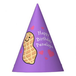 Gorro De Fiesta Fiesta de cumpleaños de cacahuate Personalizado Nu