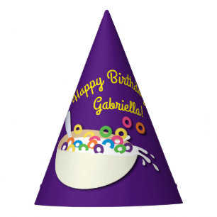 Gorro De Fiesta Fiesta de cumpleaños de Cereal Bowl Sleepover