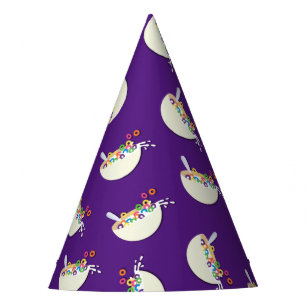 Gorro De Fiesta Fiesta de cumpleaños de Cereal Bowl Sleepover