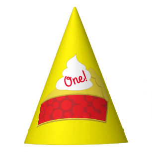 Gorro De Fiesta Fiesta de cumpleaños de Cutie Pie Cherry
