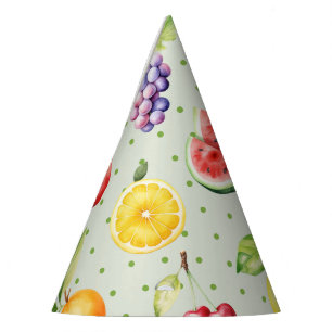 Gorro De Fiesta Fiesta de cumpleaños de dos chicas frutti