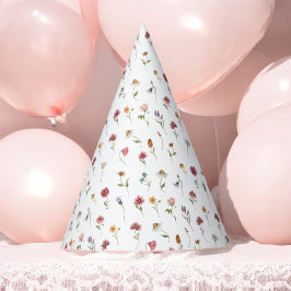 Gorro De Fiesta Fiesta de cumpleaños de flor silvestre