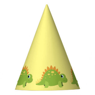 Gorro De Fiesta Fiesta de cumpleaños de Stegosaurus Dinosaur