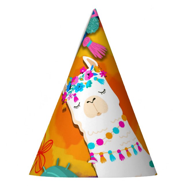 Gorro De Fiesta Fiesta de Cumpleaños Llama Cinco De Mayo (Izquierda)