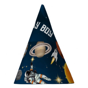 Gorro De Fiesta Fiesta de cumpleaños número uno del astronauta esp