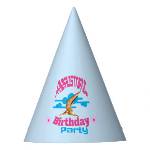 Gorro De Fiesta Fiesta de Cumpleaños Prehistórica Pterodáctilo Div