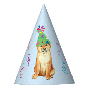 Gorro De Fiesta Fiesta de cumpleaños Shiba Inu