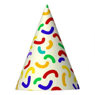 Gorro De Fiesta Fiesta de cumpleaños Sprinkle de color rojo modern