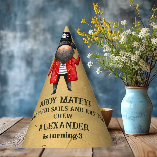 Gorro De Fiesta Fiesta de cumpleaños temática del pirata (Subido por el creador)