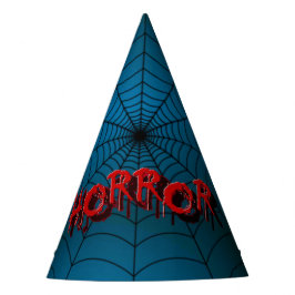 Gorro De Fiesta Fiesta de Halloween Escándalo del horror rojo Arañ
