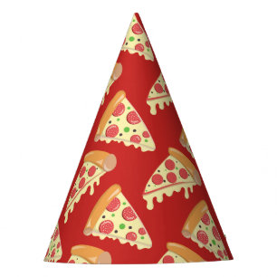 Gorro De Fiesta Fiesta de la pizza del cumpleaños