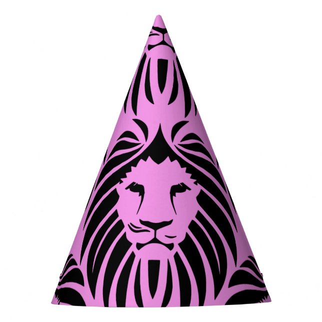 Gorro De Fiesta Fiesta de leones Gorra-rosa (Anverso)