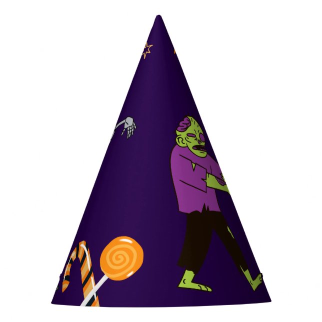 Gorro De Fiesta Fiesta Zombie Birthday Kids (Anverso)