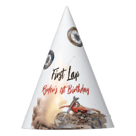 Gorro De Fiesta First Lap Little Racer 1st Birthday