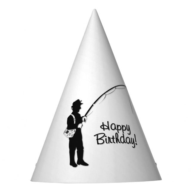 Gorro De Fiesta Fishing Happy Birday (Anverso)