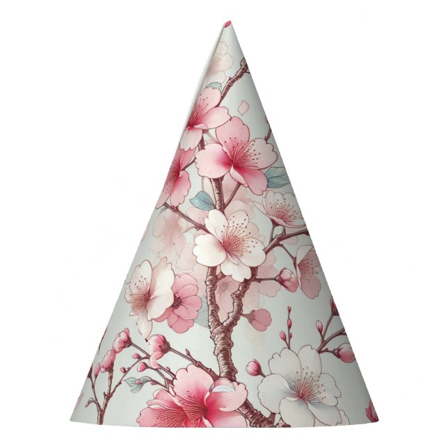 Gorro De Fiesta Flor de Cerezo (Izquierda)