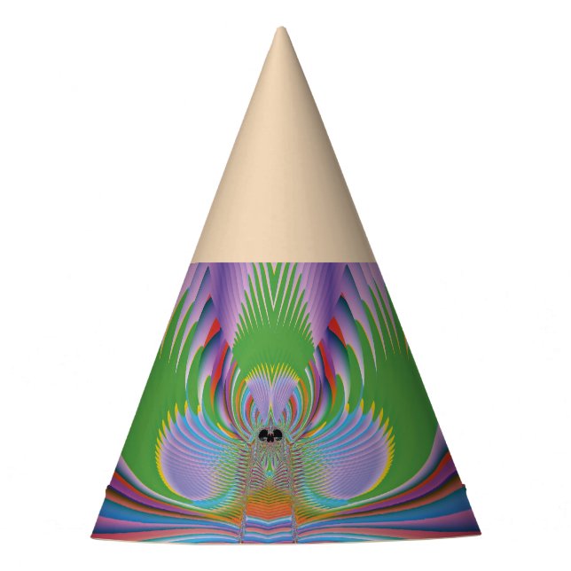 Gorro De Fiesta Flor Púrpura (Anverso)