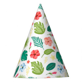 Gorro De Fiesta Floral Tropical Hawaiano