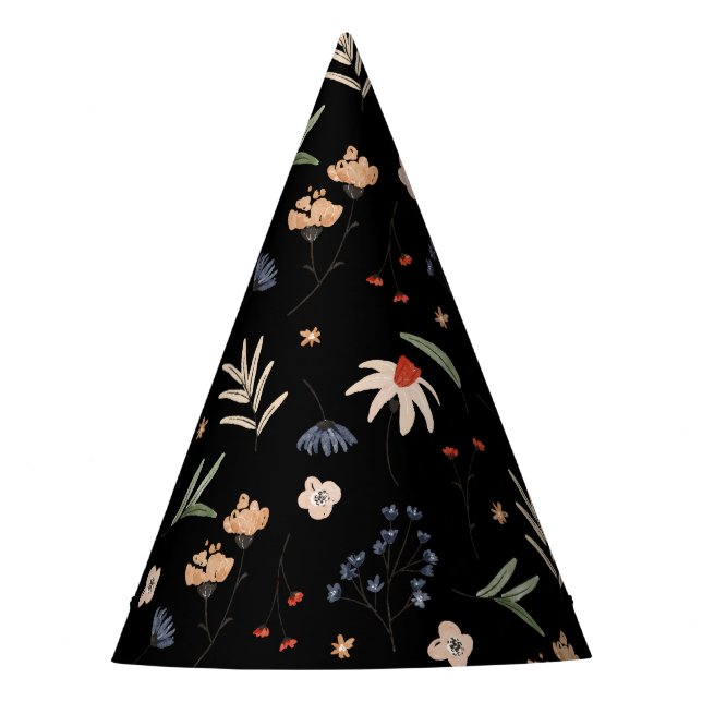 Gorro De Fiesta Flores acuáticas simples 1 (Anverso)