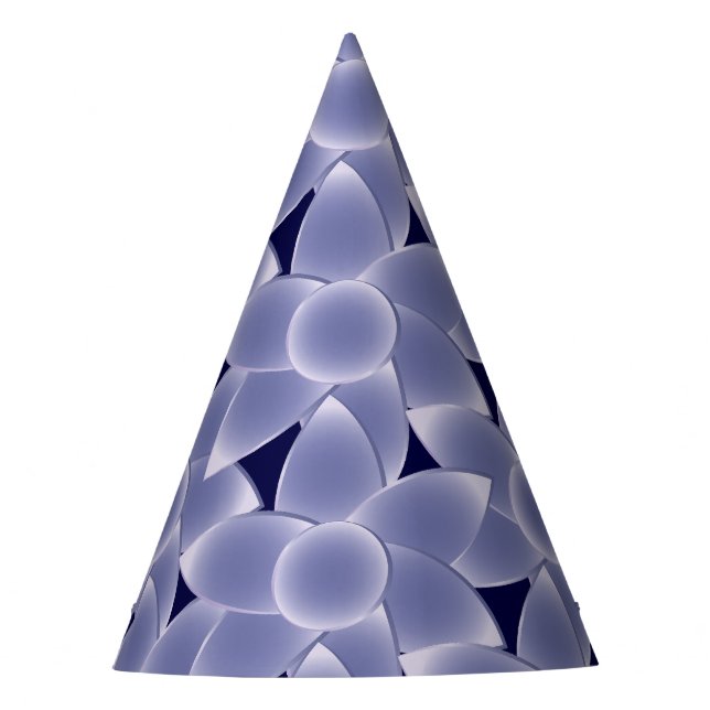 Gorro De Fiesta Flores moradas (Anverso)
