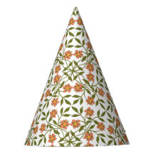 Flores Naranjas, Patrón Floral, Verdor, Boho