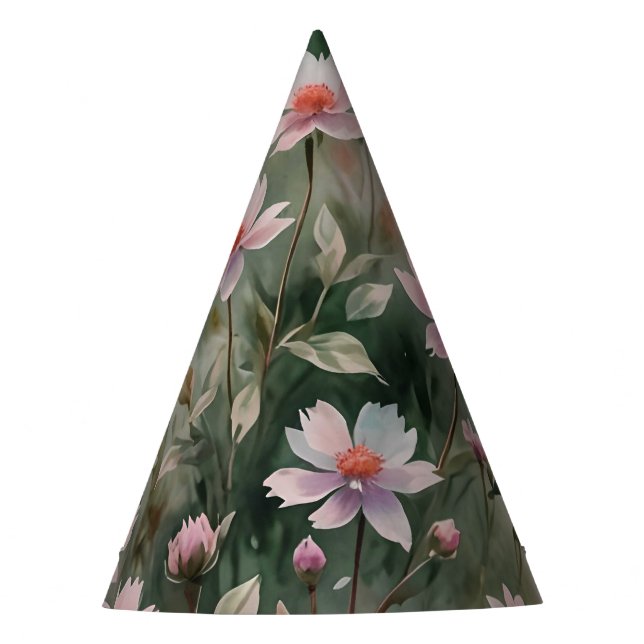 Gorro De Fiesta Flores silvestres de bonito (Anverso)