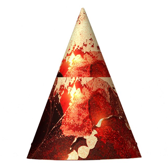 Gorro De Fiesta Fondo de mármol abstracto. (Anverso)