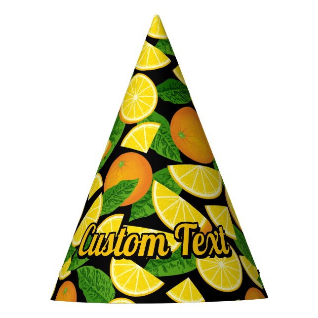 Gorro De Fiesta Fondo del naranja (Anverso)