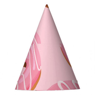 Gorro De Fiesta Fondo transparente de donuts acristalados