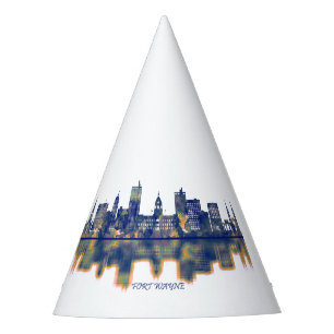 Gorro De Fiesta Fort Wayne Skyline