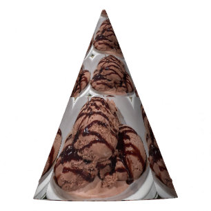 Gorro De Fiesta Foto de helado de chocolate