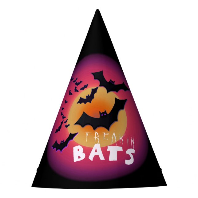 Gorro De Fiesta Freakin Bats Halloween ID223 (Anverso)
