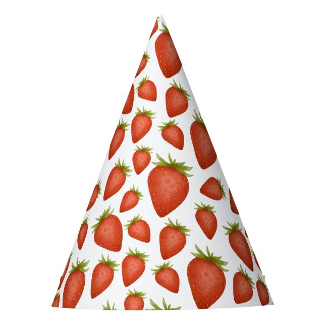 Gorro De Fiesta Fresas frutales (Anverso)