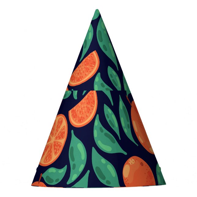 Gorro De Fiesta Fruta naranja: inmaculada inmaculada (Anverso)